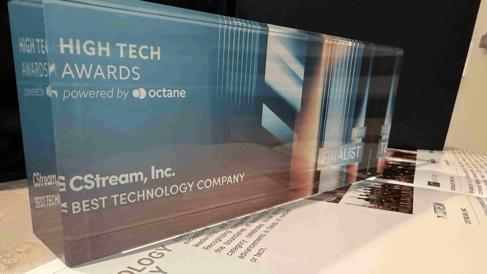 Finalist for Best Technology Company 2025, Octane OC